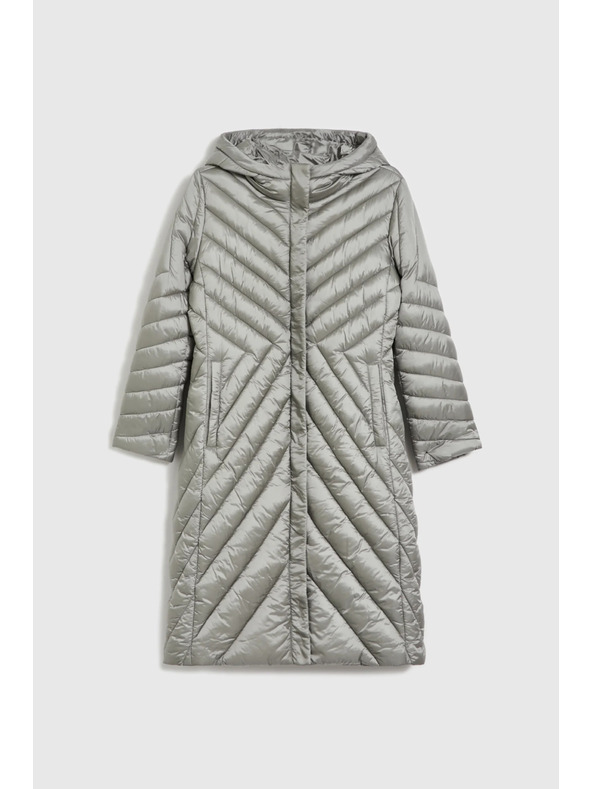 Moodo Дълго яке маслиненозелено Moodo