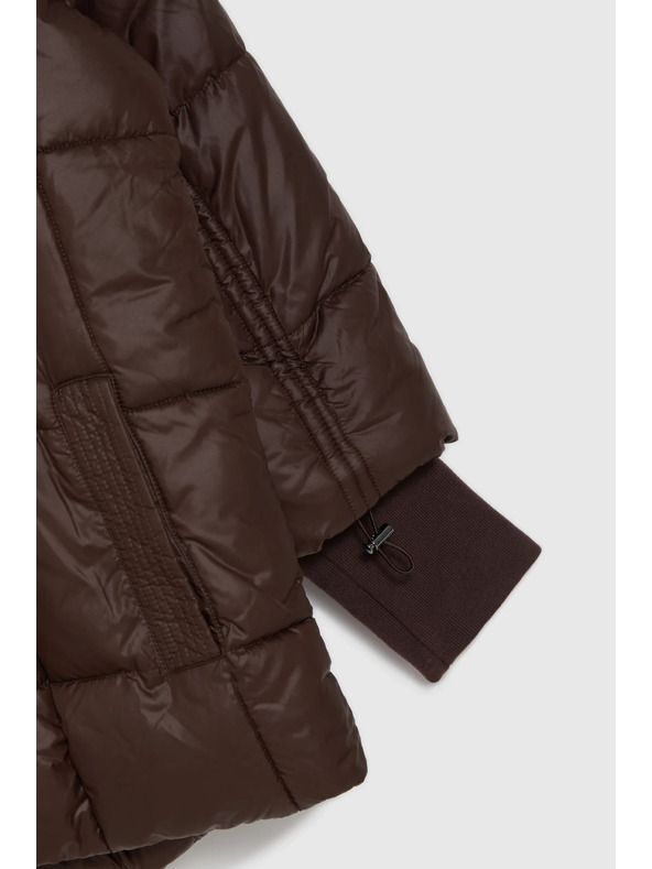 Moodo Стегнато яке кафяво Moodo