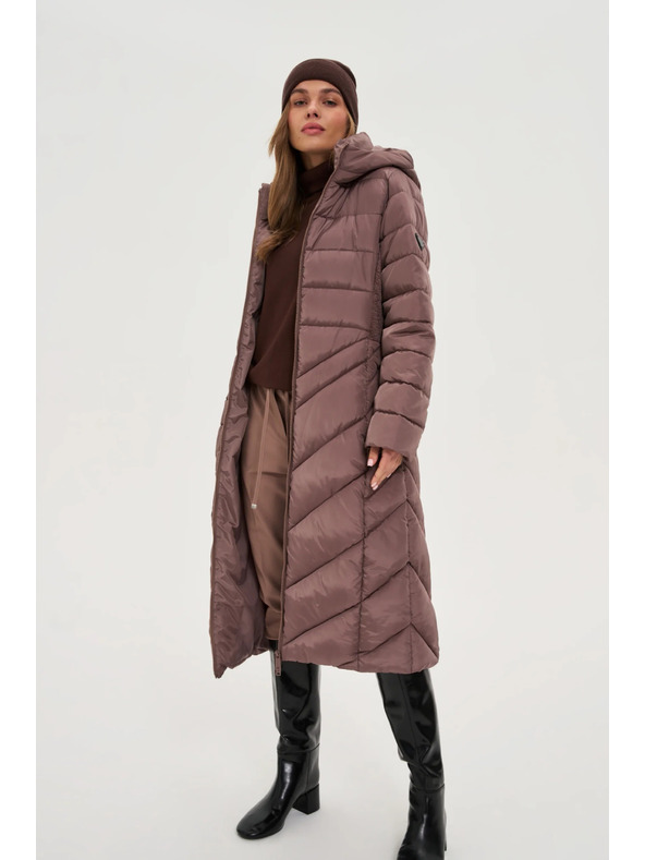 Moodo Яке с колан кафяво Moodo