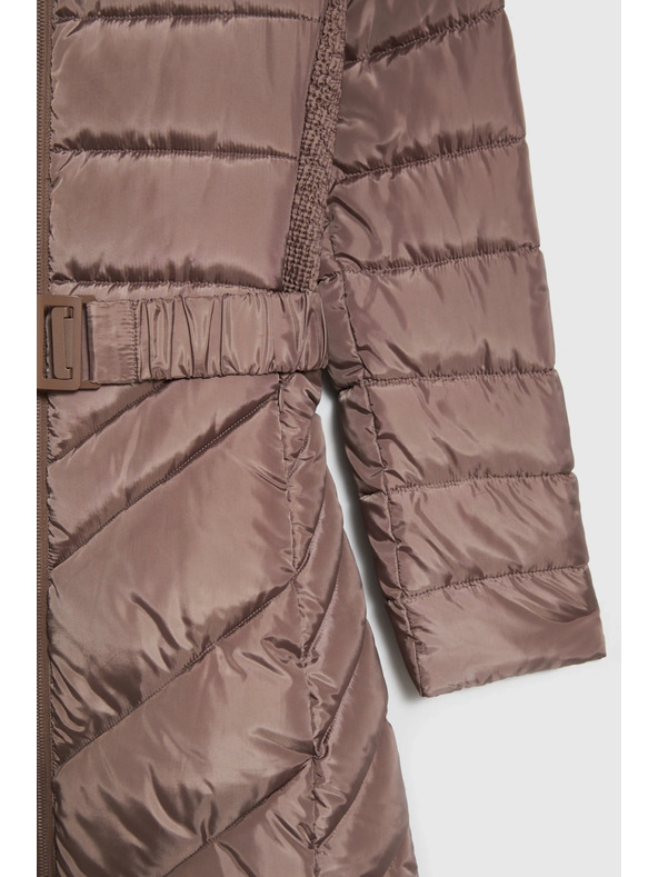 Moodo Яке с колан кафяво Moodo