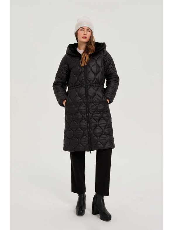 Moodo Яке с качулка черно Moodo