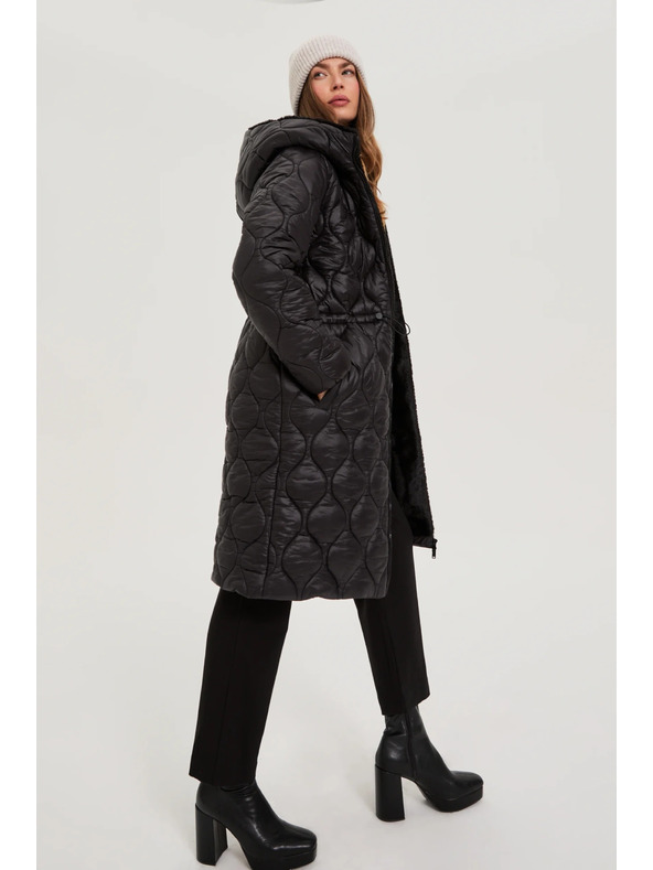 Moodo Яке с качулка черно Moodo