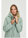 Moodo Стегнато яке с качулка маслиненозелено Moodo