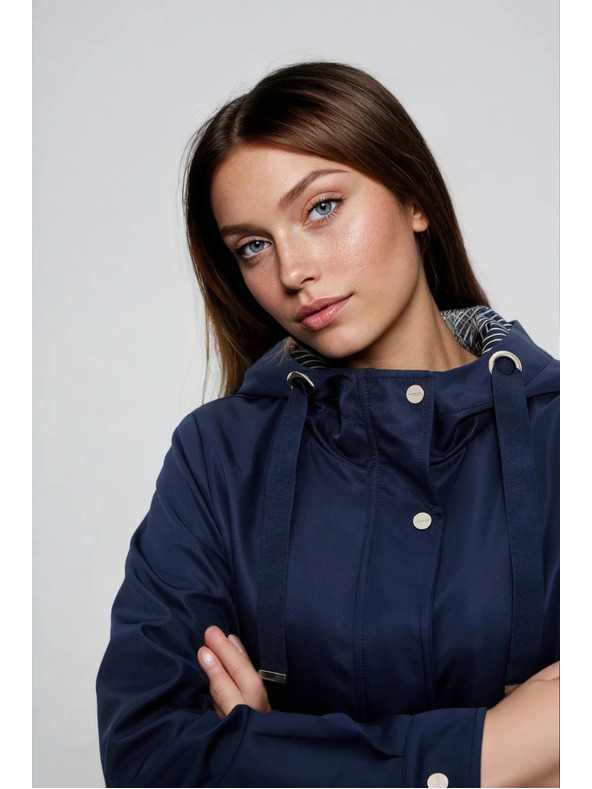 Moodo Тъмносиньо яке парка Moodo