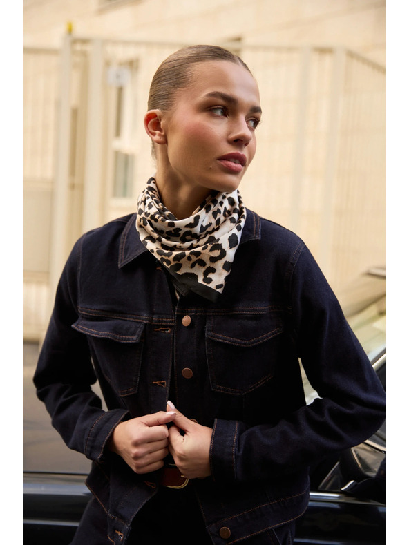 Moodo Тъмносиньо дънково яке Moodo