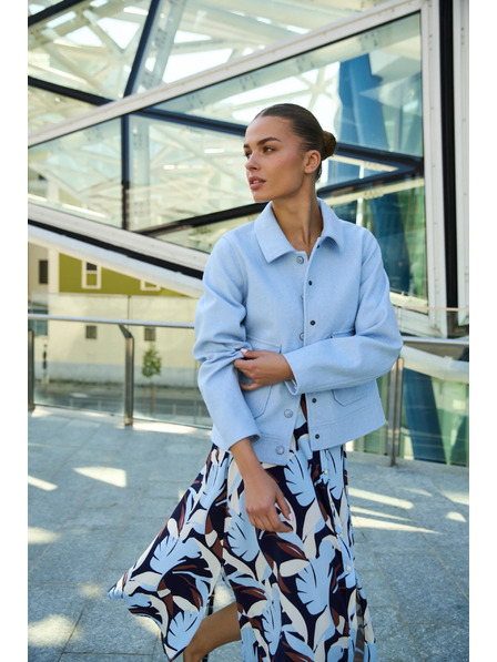 Moodo Късо яке светлосиньо Moodo