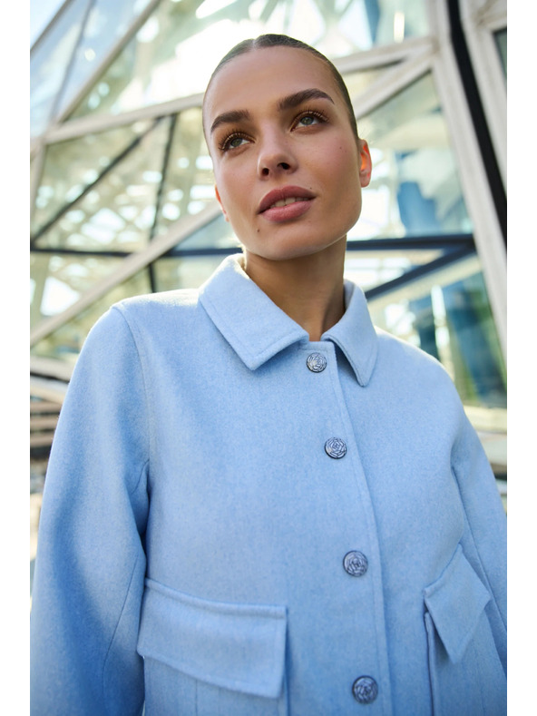 Moodo Късо яке светлосиньо Moodo