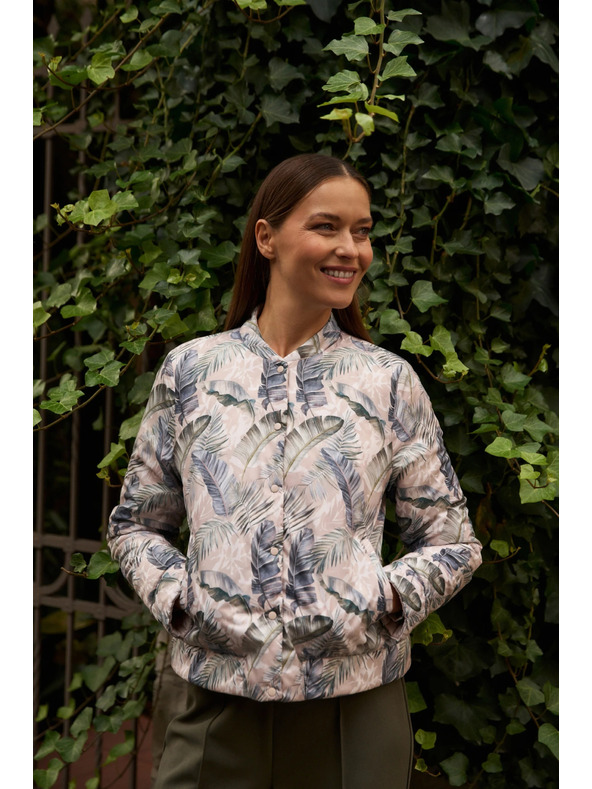 Moodo Обратимо стегнато яке бежово Moodo