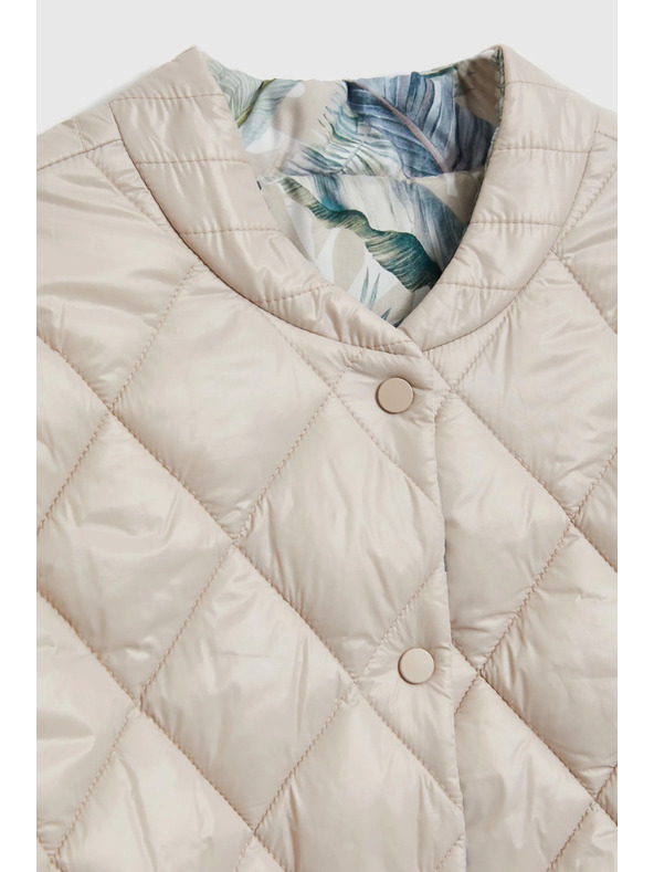 Moodo Обратимо стегнато яке бежово Moodo