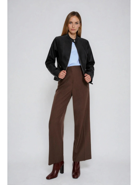 Moodo Черно яке от изкуствена кожа Moodo