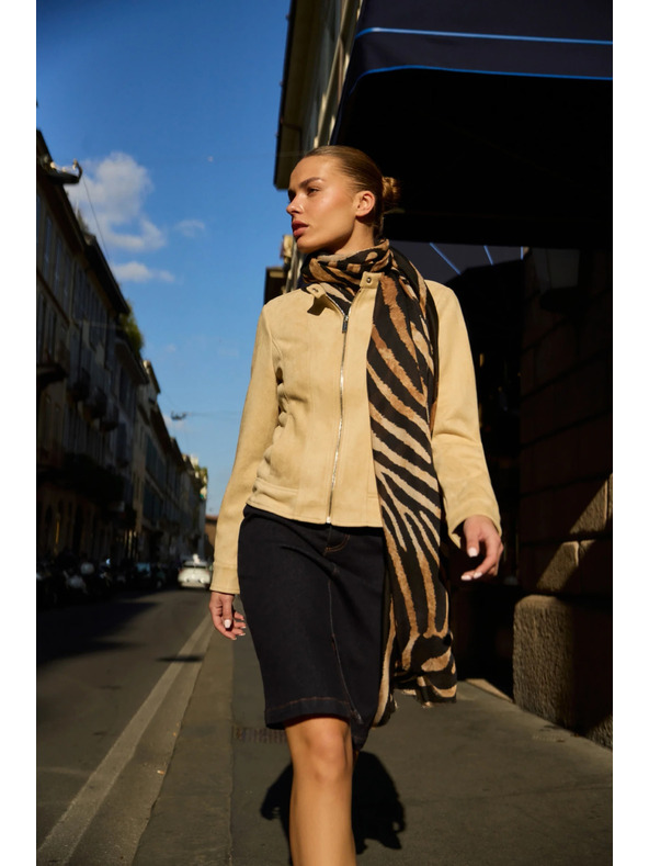 Moodo Гладко яке бежово Moodo