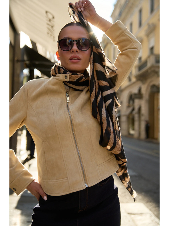 Moodo Гладко яке бежово Moodo