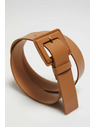 Moodo Тъмно бежов широк колан Moodo