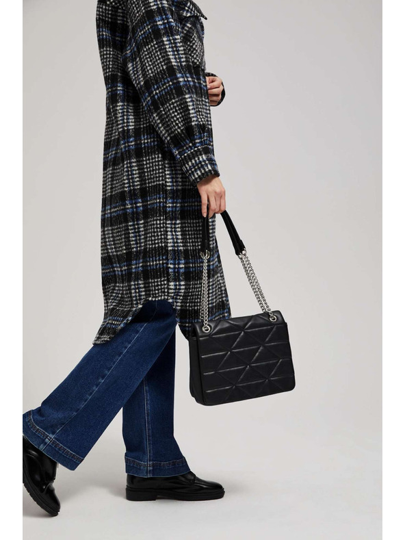 Moodo Стегната чанта с регулируема дръжка черна Moodo