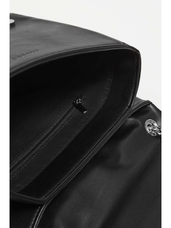 Moodo Стегната чанта с регулируема дръжка черна Moodo