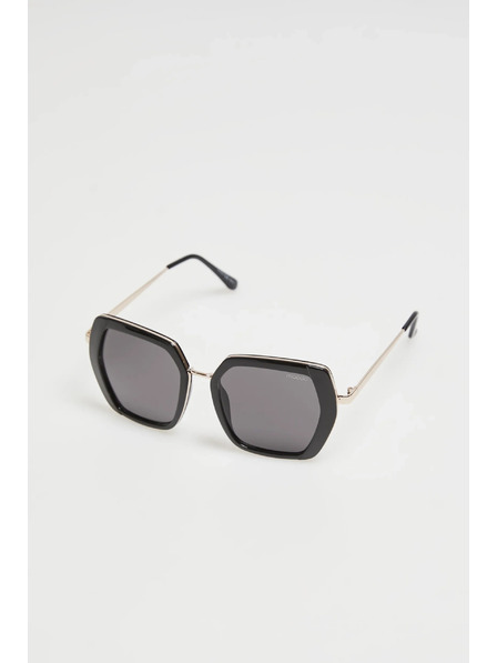 Moodo Големи геометрични очила черни Moodo