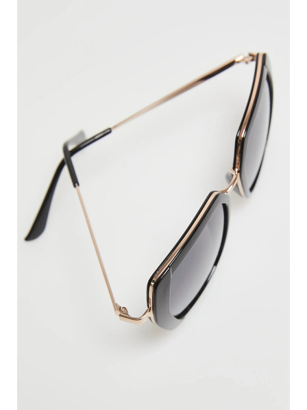 Moodo Големи геометрични очила черни Moodo