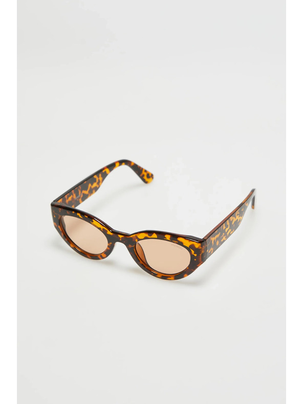 Moodo Очила с дебели рамки кафяви Moodo