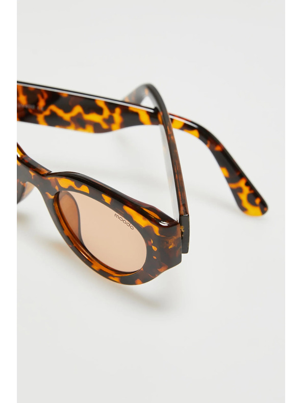 Moodo Очила с дебели рамки кафяви Moodo