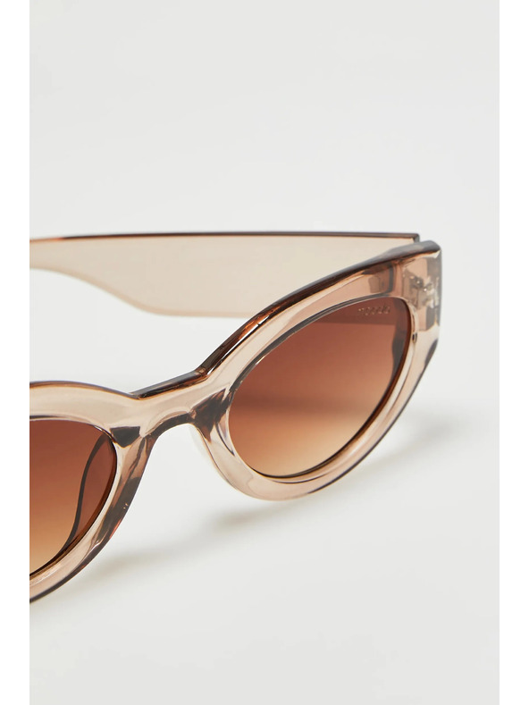 Moodo Очила с дебели рамки бежови Moodo