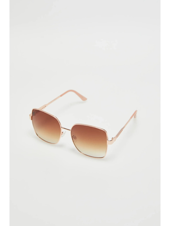 Moodo Слънчеви очила със златисти метални рамки Moodo