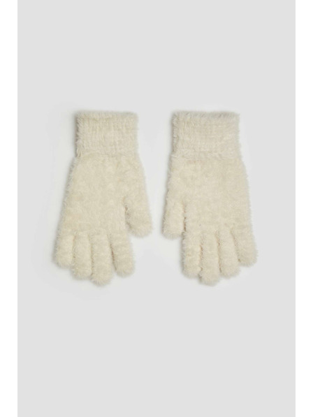 Moodo Кожени ръкавици в пясъчен цвят Moodo