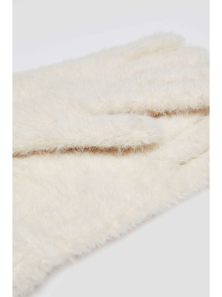 Moodo Кожени ръкавици в пясъчен цвят Moodo