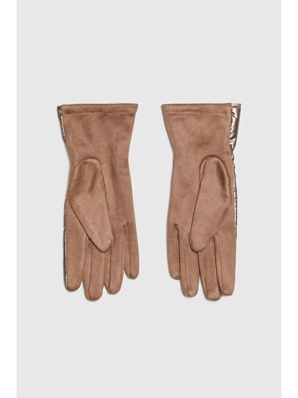 Moodo Шити ръкавици кафяви Moodo