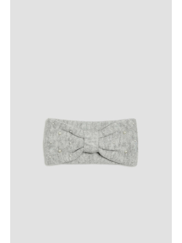 Moodo Сива плетена диадема Moodo