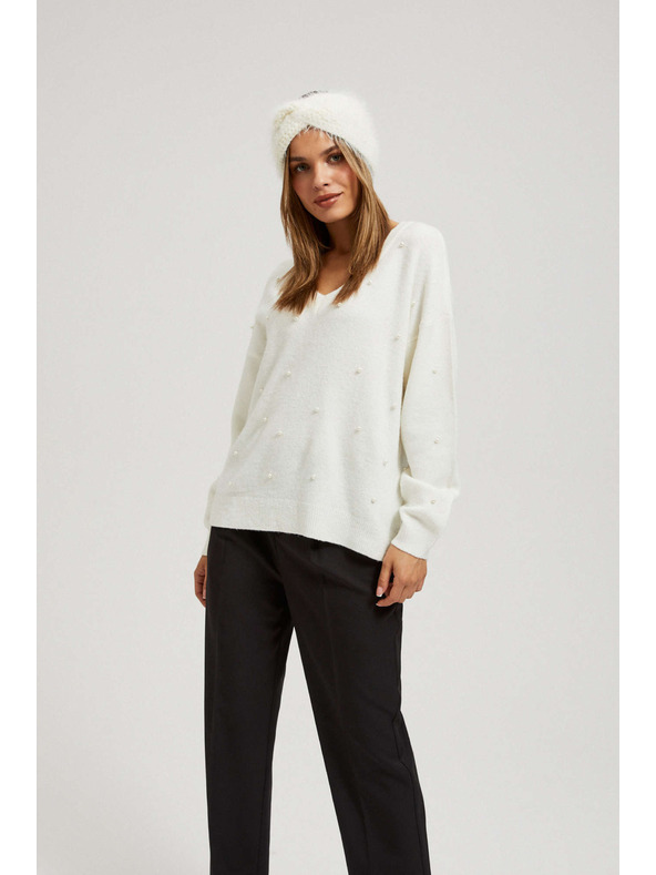 Moodo Топла диадема с перлен блясък Moodo