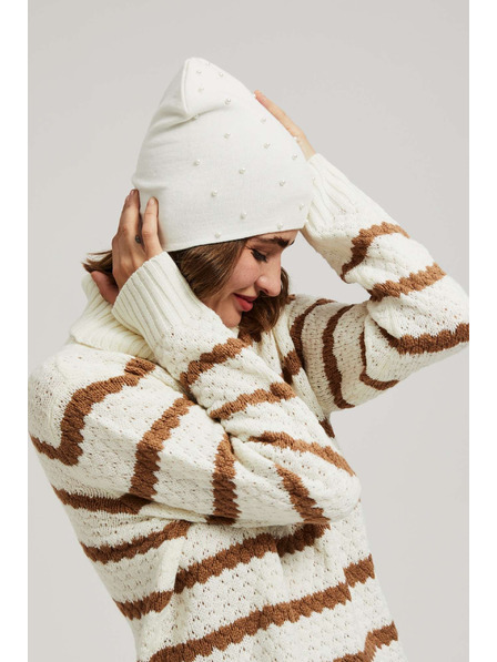 Moodo Шапка с декоративни мъниста Moodo