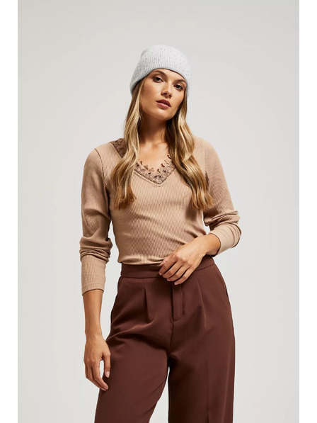 Moodo Плетена сива шапка Moodo