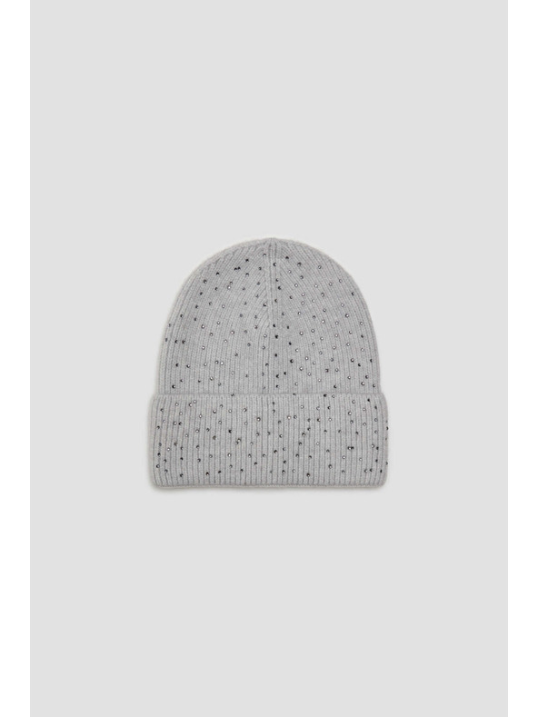 Moodo Плетена сива шапка Moodo