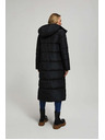 Moodo Подплатено яке с качулка черно Moodo