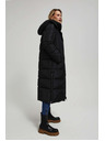 Moodo Подплатено яке с качулка черно Moodo
