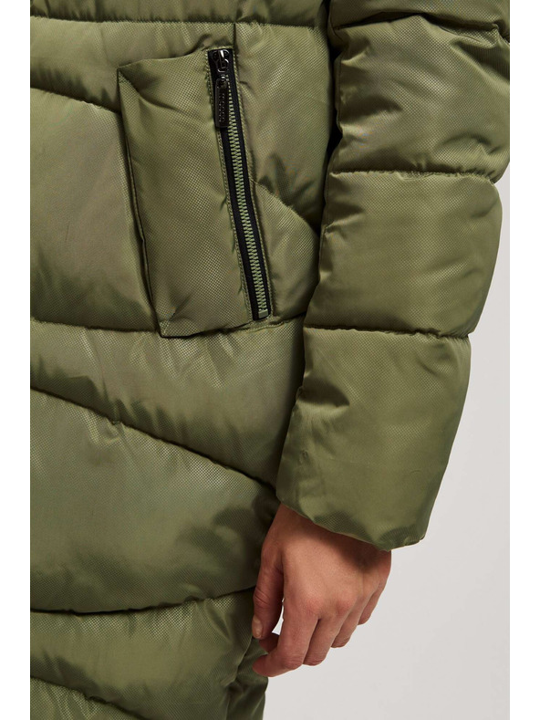 Moodo Подплатено яке с топла качулка Moodo