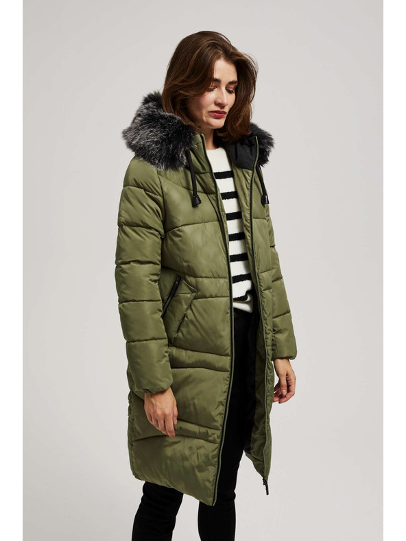 Moodo Подплатено яке с топла качулка Moodo
