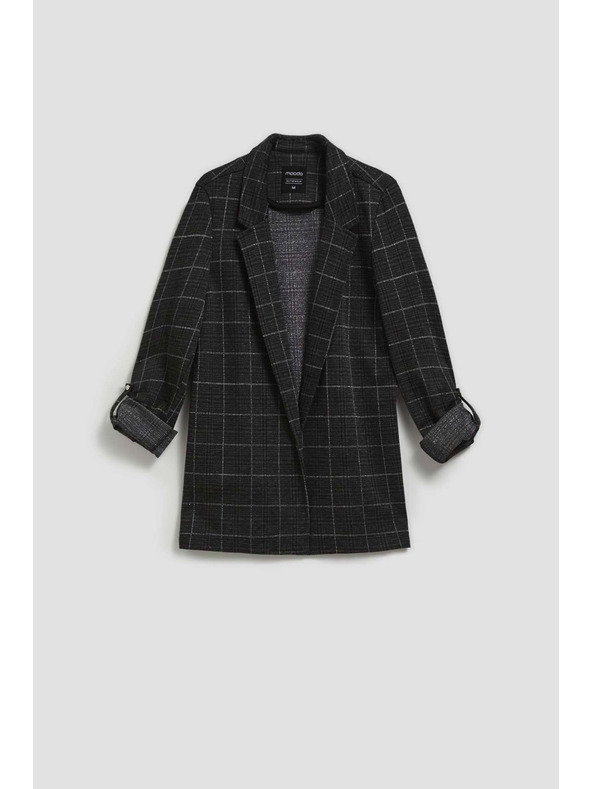 Moodo Сако с квадрати и навити ръкави Moodo