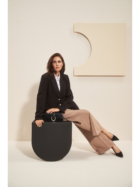 Moodo Едностранно сако, черно Moodo