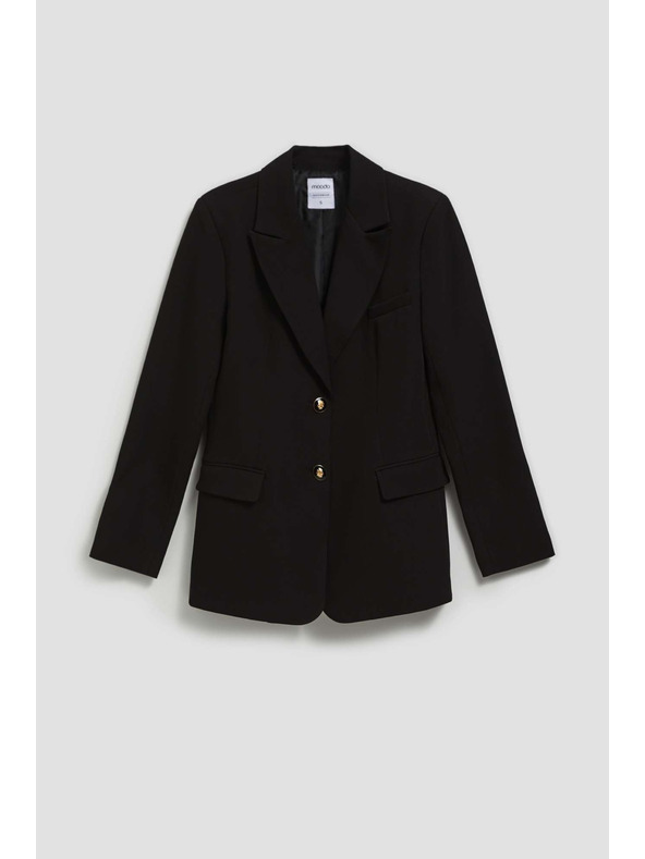 Moodo Едностранно сако, черно Moodo