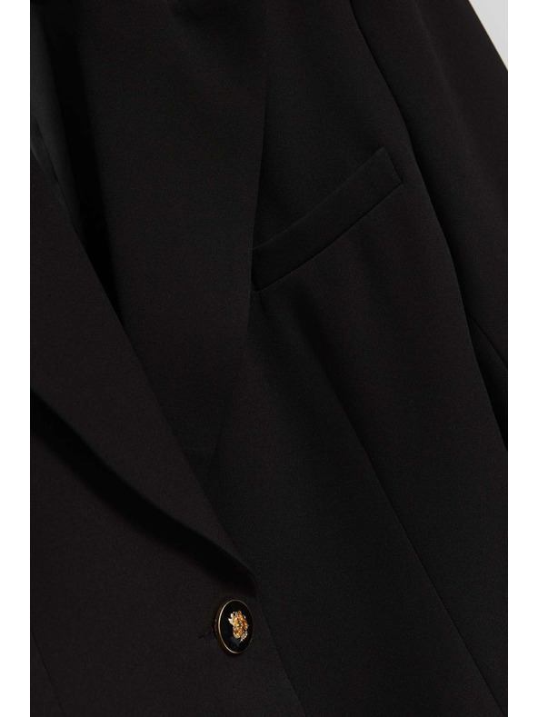 Moodo Едностранно сако, черно Moodo