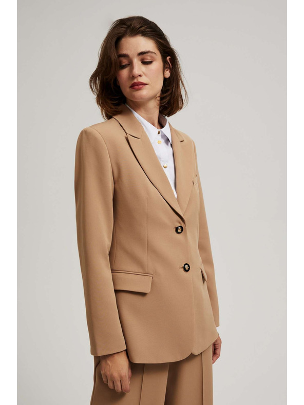 Moodo Едностранно сако, тъмнобежово Moodo