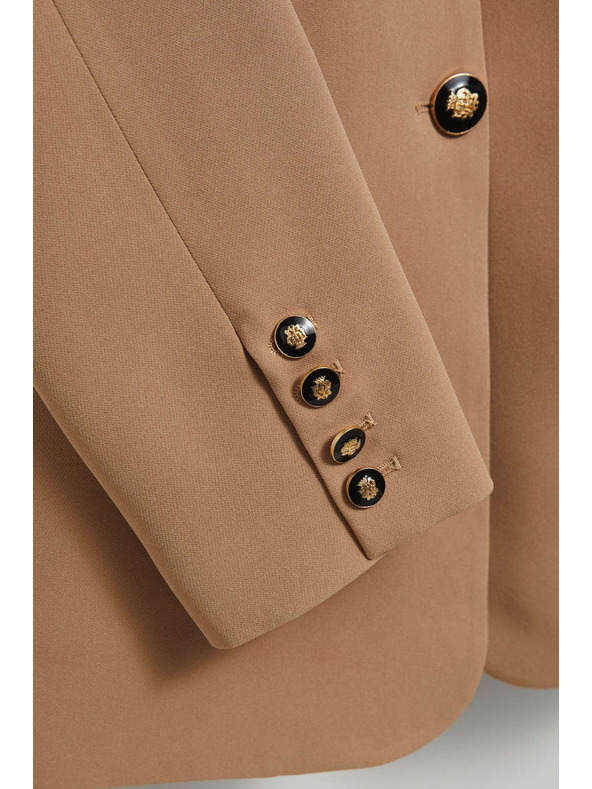 Moodo Едностранно сако, тъмнобежово Moodo