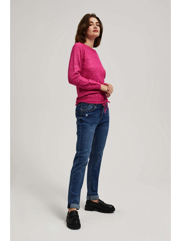 Moodo Тъмносини boyfriend дънки Moodo