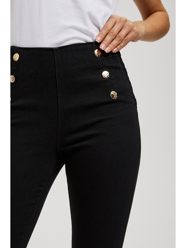 Moodo Дънки с декоративни копчета Moodo