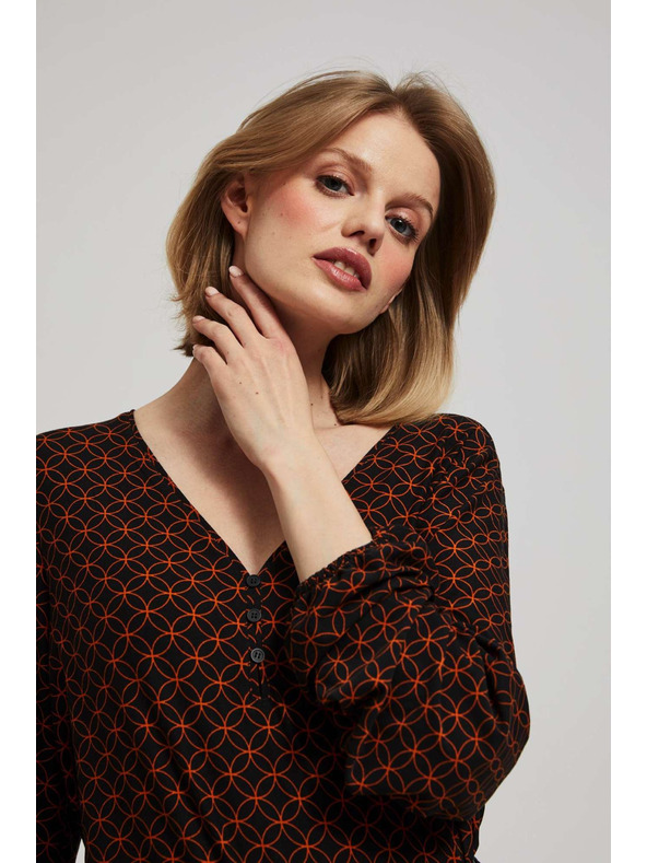 Moodo Блуза с геометричен десен Moodo