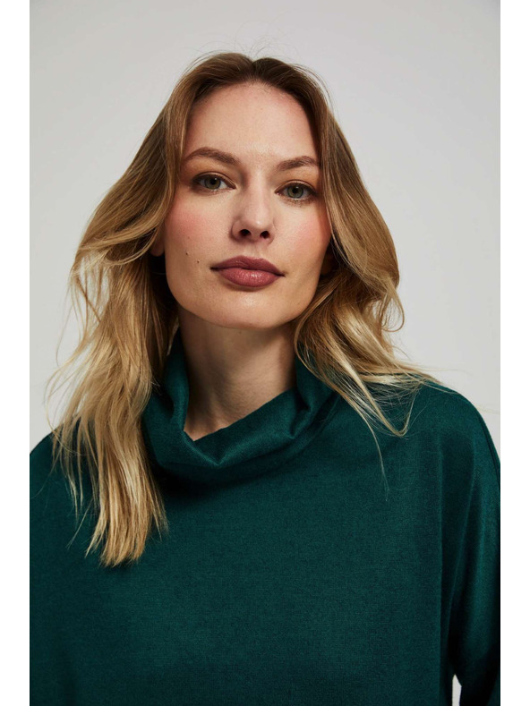 Moodo Блуза със свободен яка Moodo