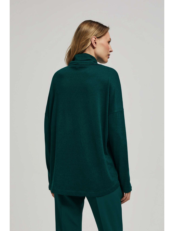 Moodo Блуза със свободен яка Moodo