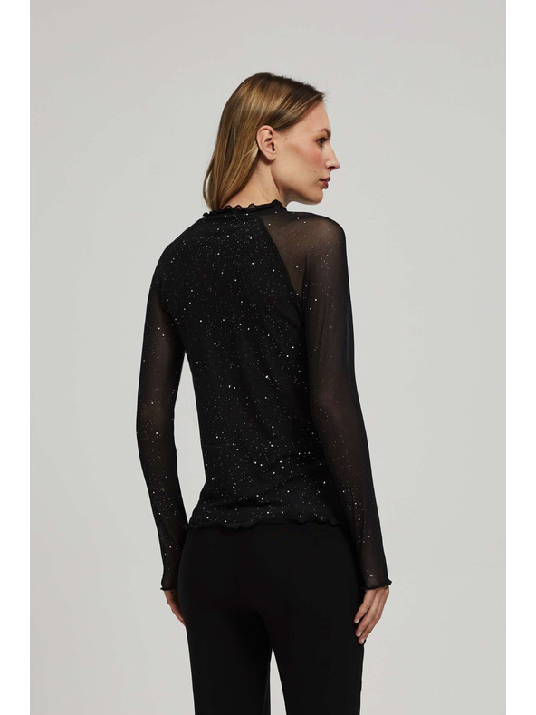 Moodo Топ с прозрачни ръкави Moodo