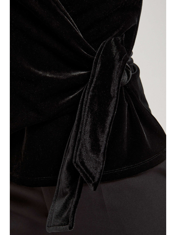 Moodo Кадифена блуза Moodo